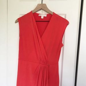 Michael Kors Midi Wrap Dress Sz Small